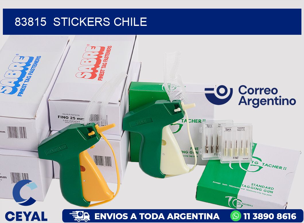 83815  STICKERS CHILE