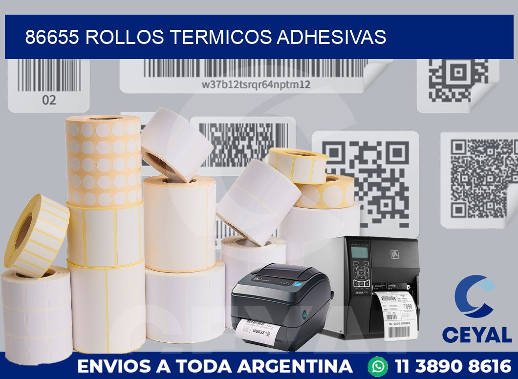 86655 ROLLOS TERMICOS ADHESIVAS