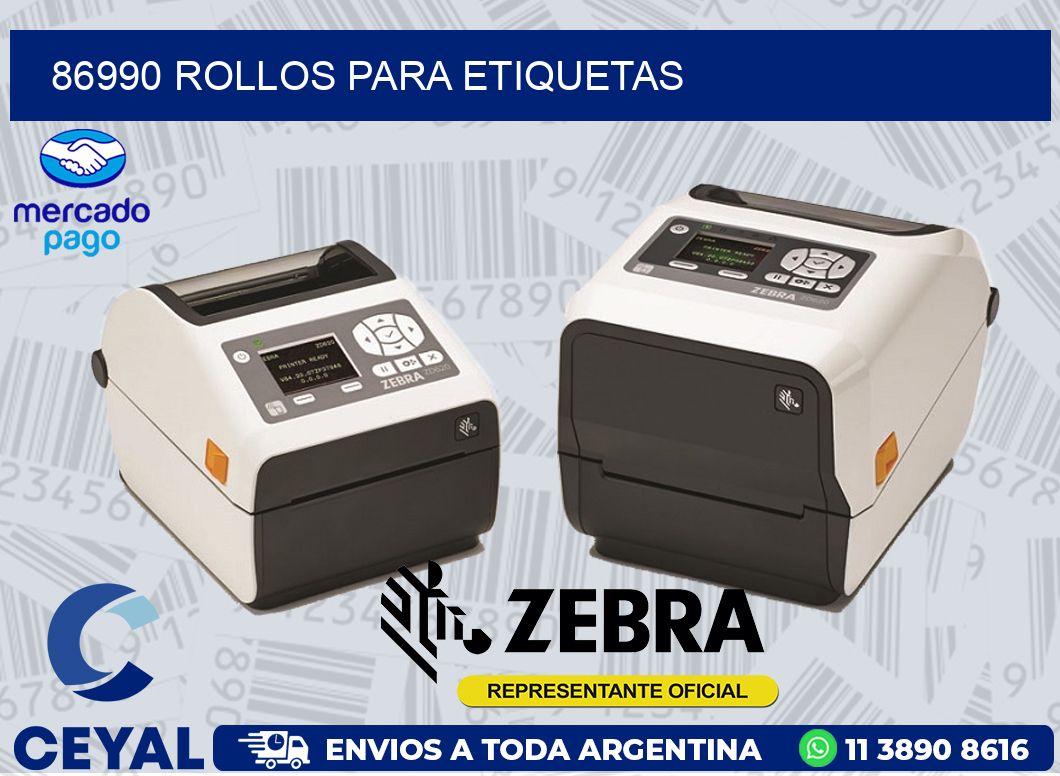 86990 ROLLOS PARA ETIQUETAS