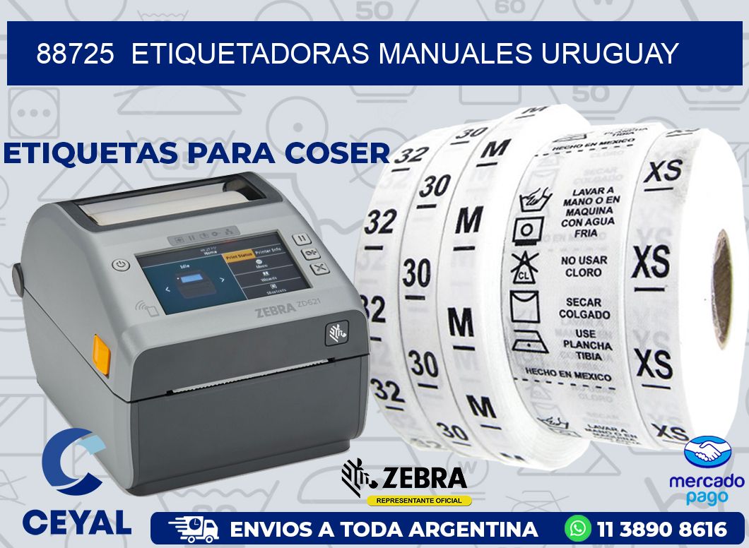 88725  ETIQUETADORAS MANUALES URUGUAY