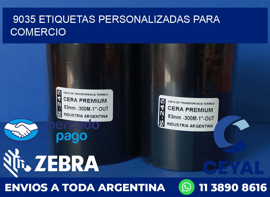 9035 ETIQUETAS PERSONALIZADAS PARA COMERCIO
