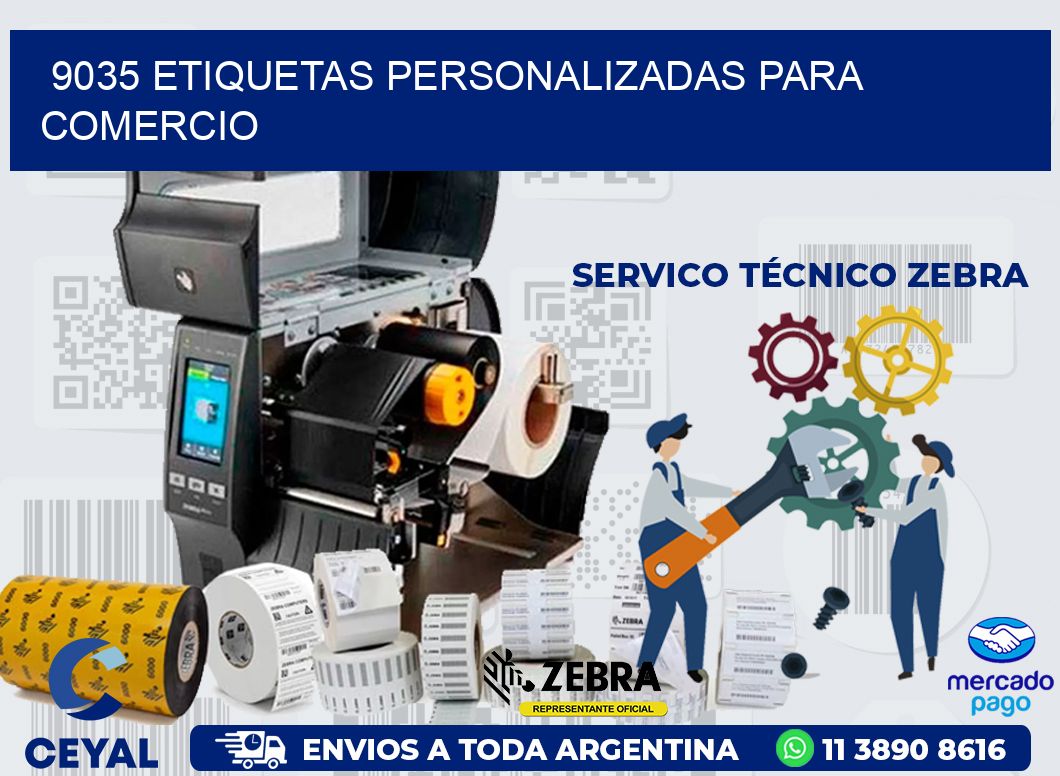 9035 ETIQUETAS PERSONALIZADAS PARA COMERCIO