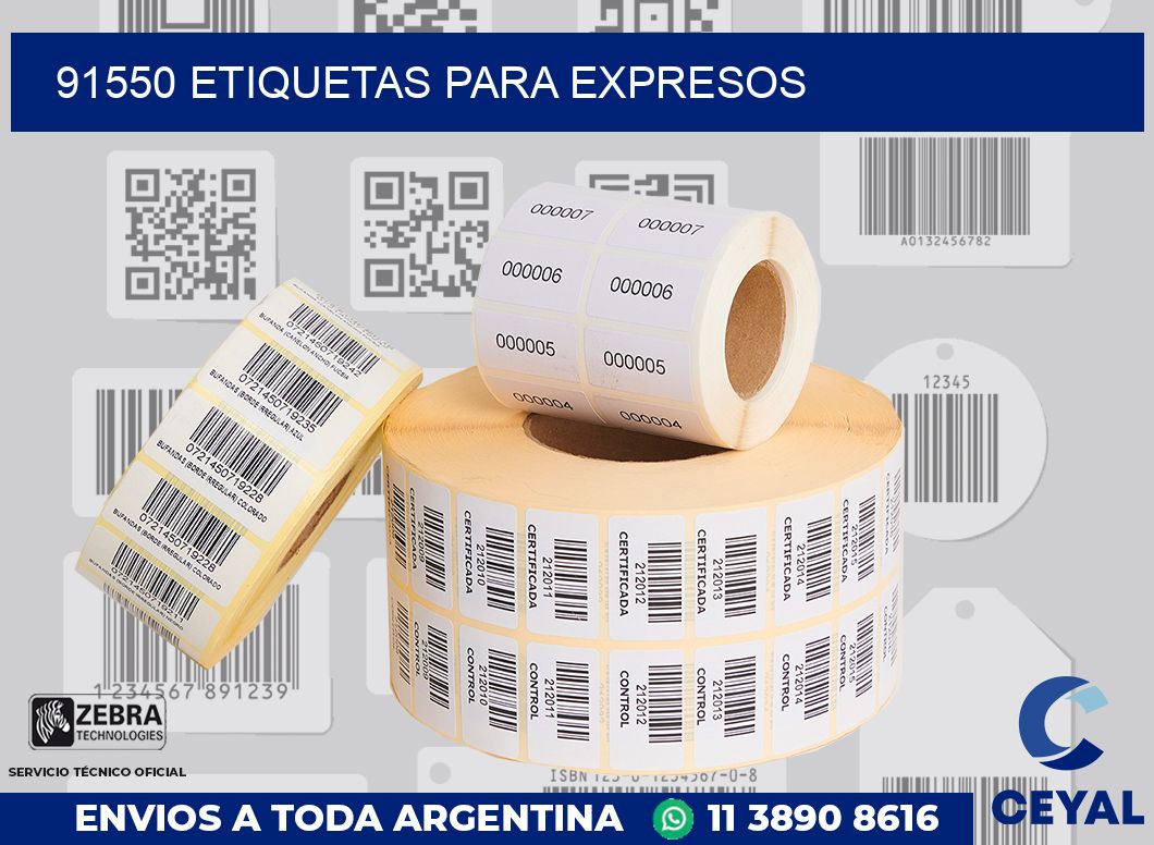 91550 ETIQUETAS PARA EXPRESOS