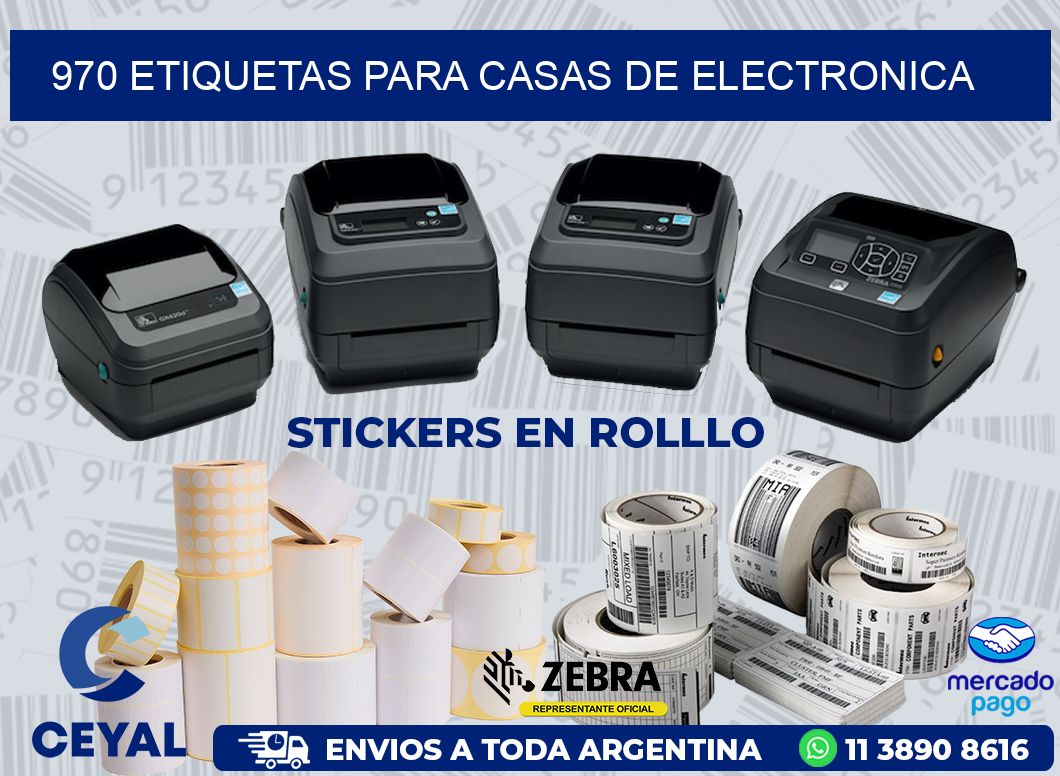 970 ETIQUETAS PARA CASAS DE ELECTRONICA