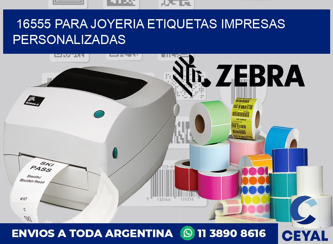 16555 PARA JOYERIA ETIQUETAS IMPRESAS PERSONALIZADAS