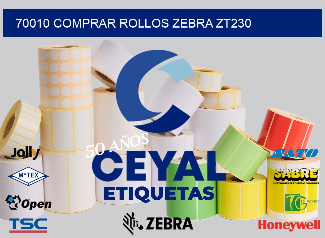 70010 COMPRAR ROLLOS ZEBRA ZT230