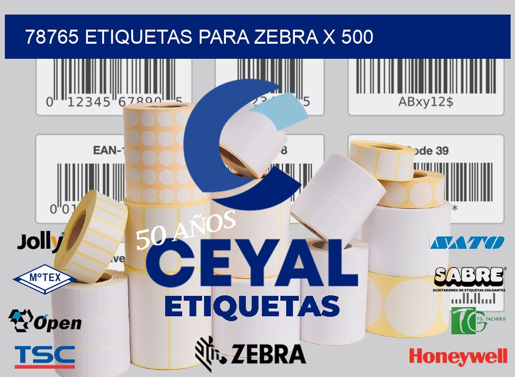 78765 etiquetas para zebra x 500