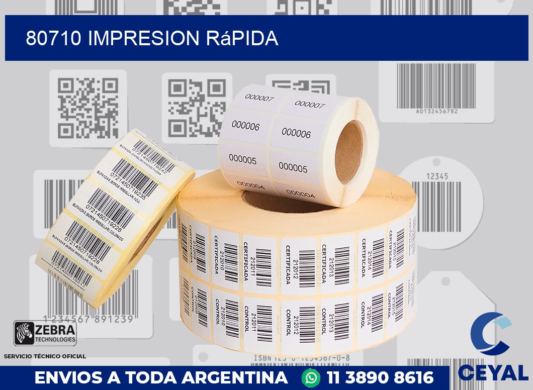 80710 impresion rápida