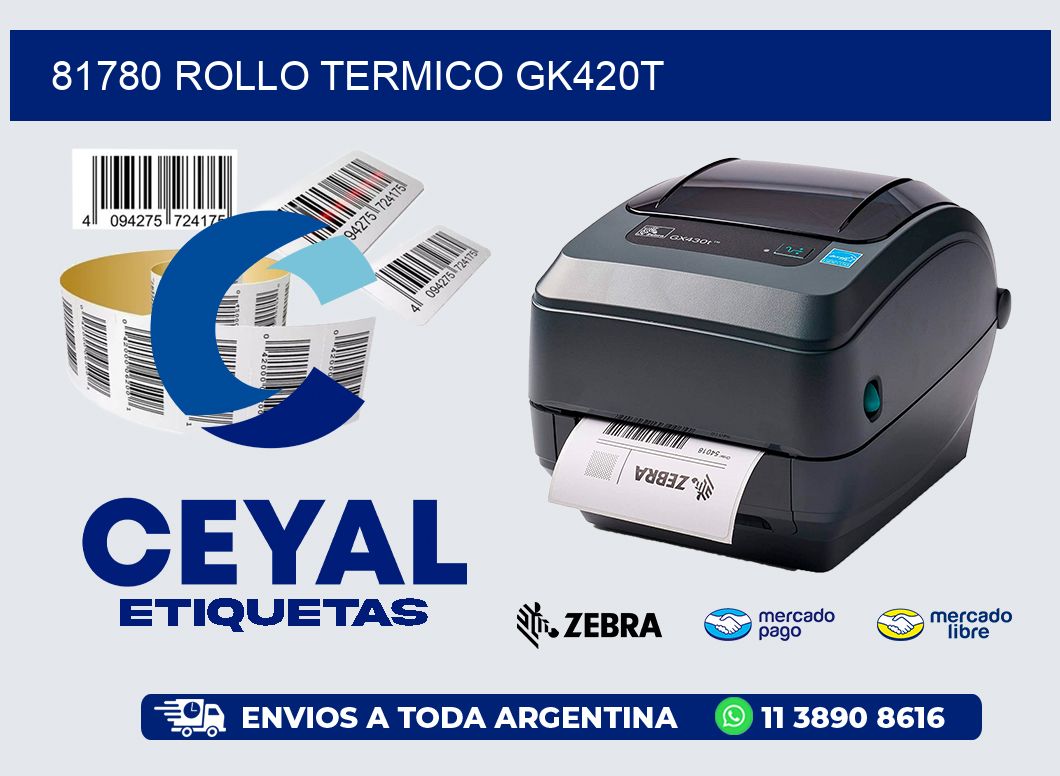 81780 ROLLO TERMICO GK420T