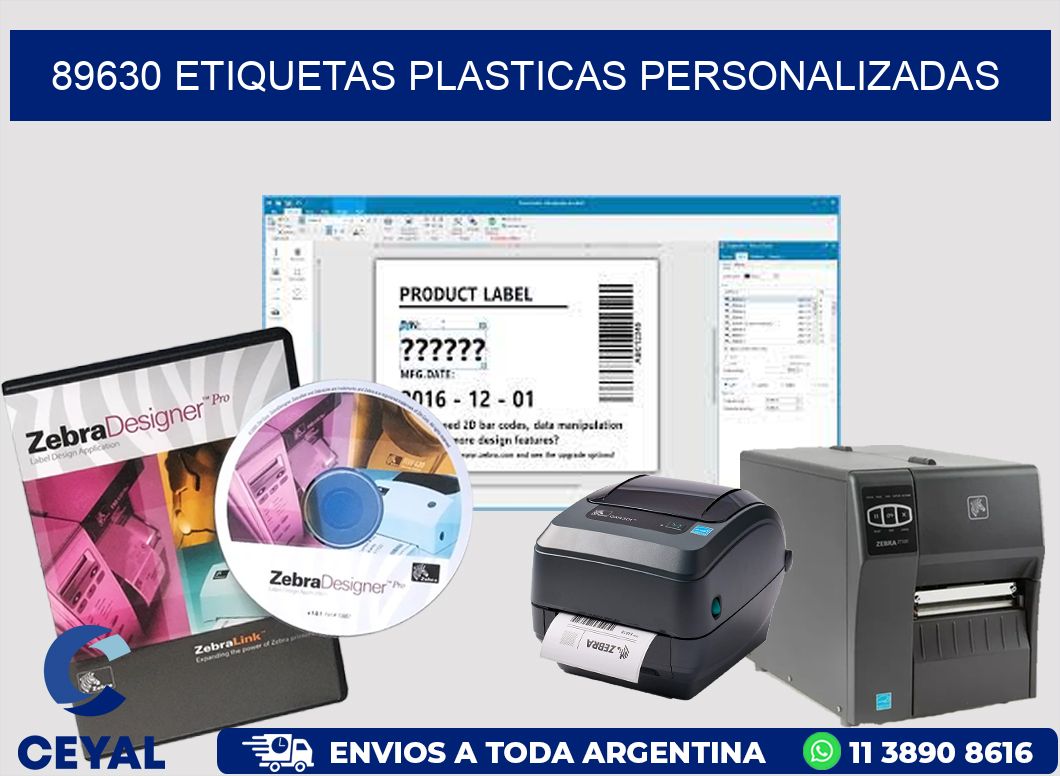 89630 ETIQUETAS PLASTICAS PERSONALIZADAS