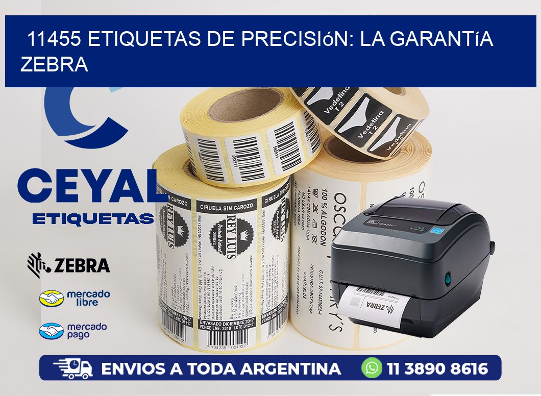 11455 Etiquetas de Precisión: La Garantía Zebra