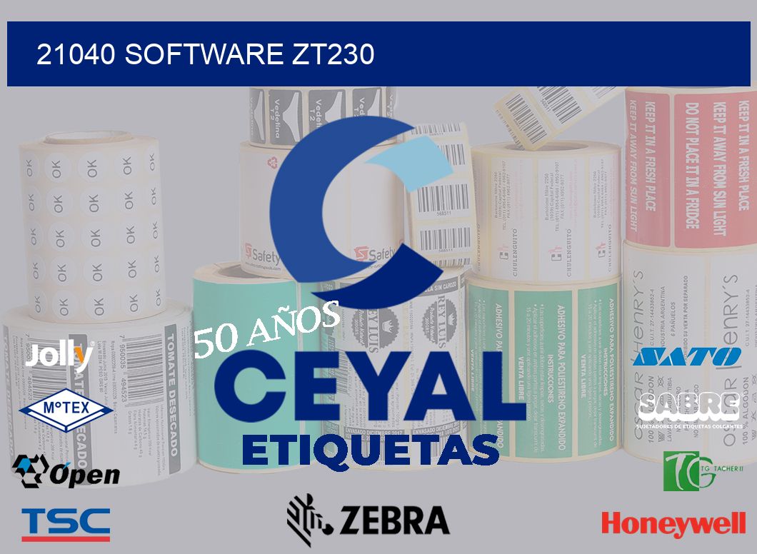 21040 SOFTWARE ZT230