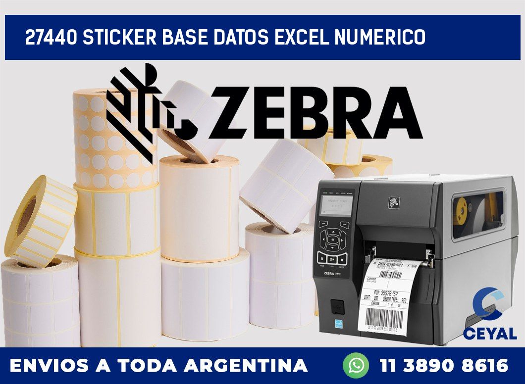 27440 sticker base datos excel numerico