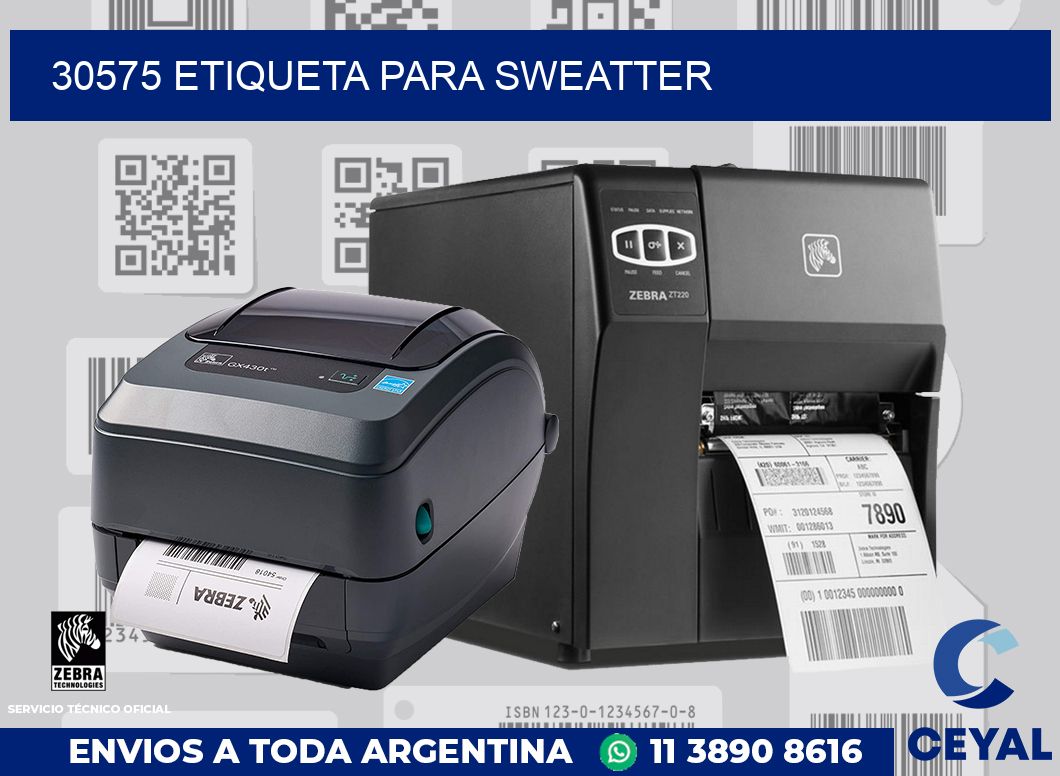 30575 ETIQUETA PARA SWEATTER