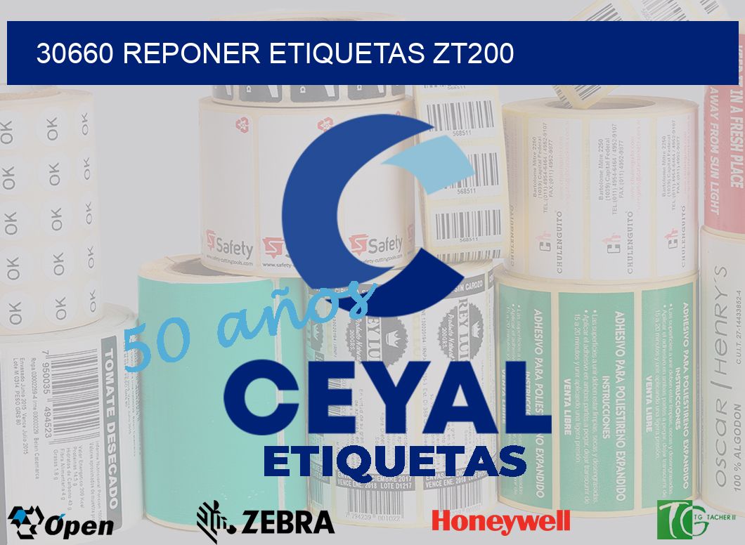 30660 REPONER ETIQUETAS ZT200