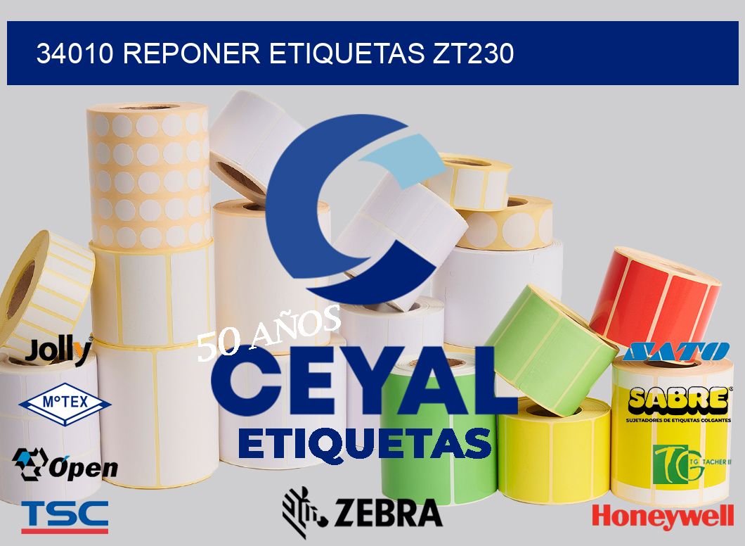 34010 REPONER ETIQUETAS ZT230