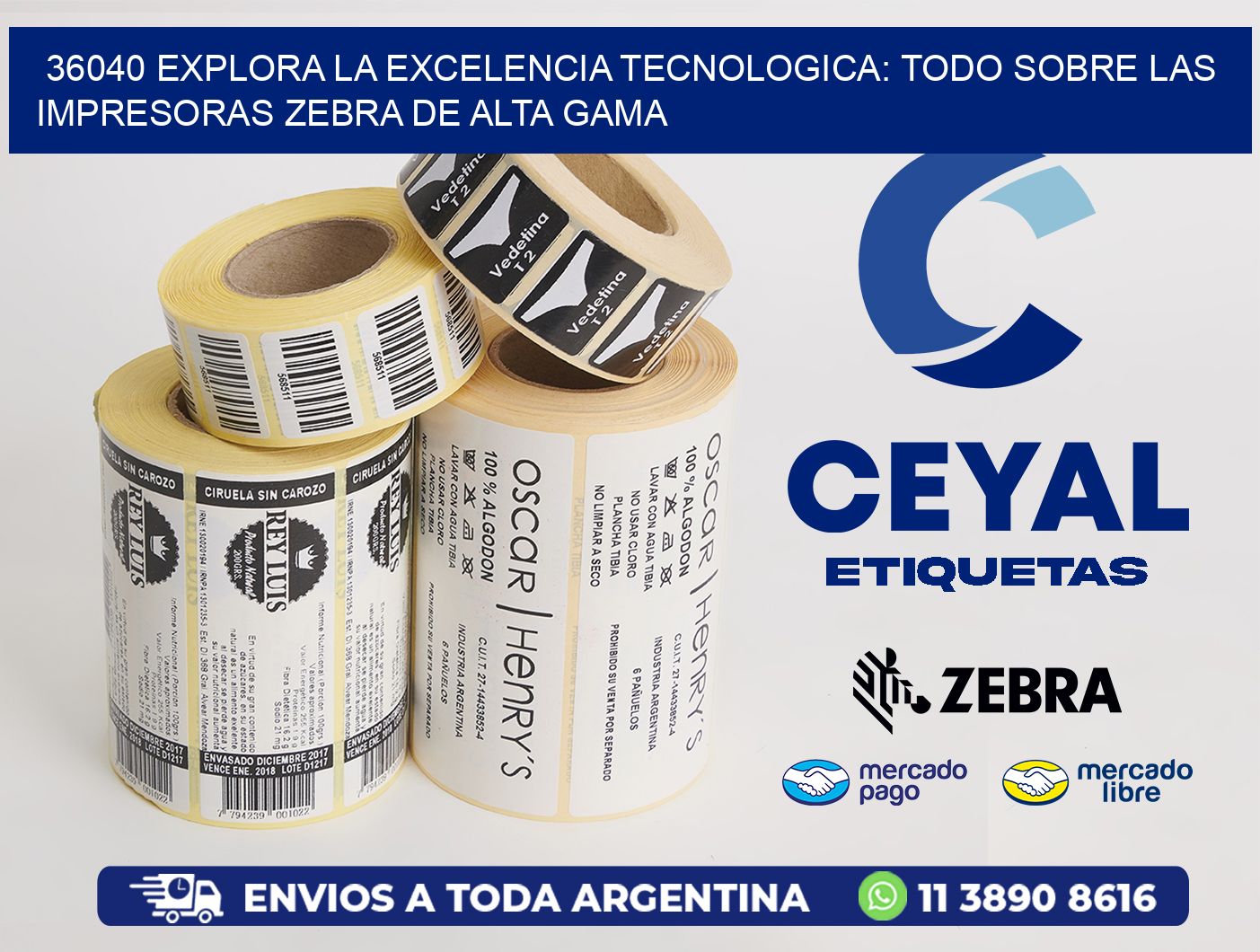 36040 EXPLORA LA EXCELENCIA TECNOLOGICA: TODO SOBRE LAS IMPRESORAS ZEBRA DE ALTA GAMA