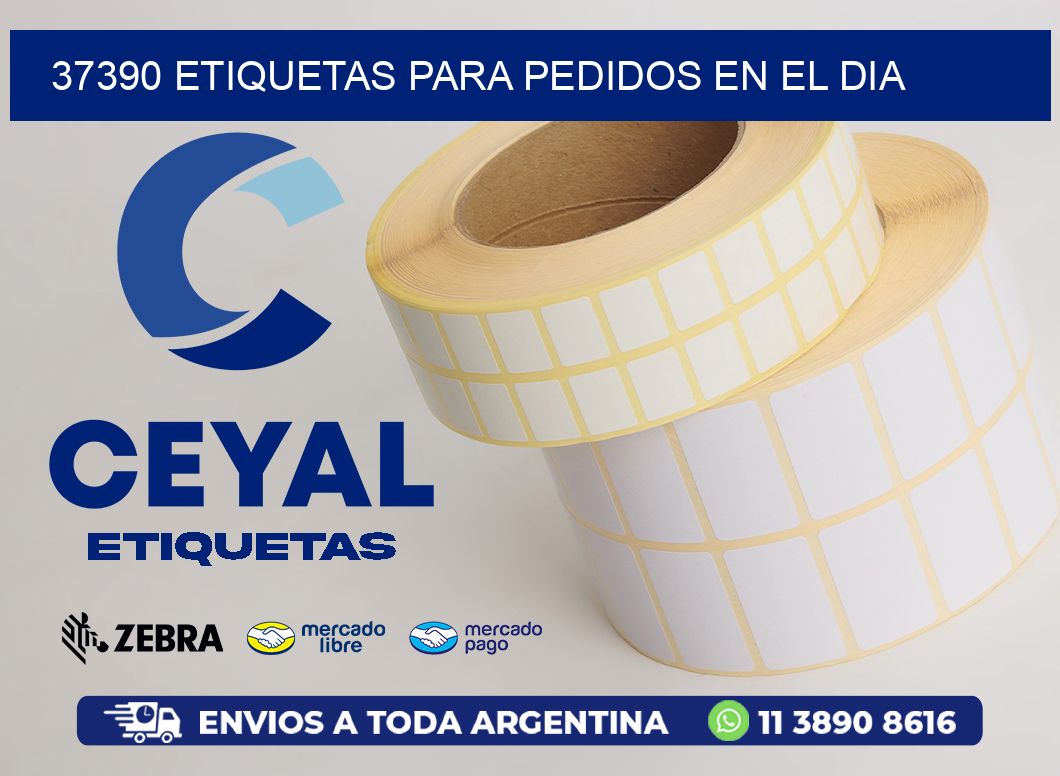 37390 ETIQUETAS PARA PEDIDOS EN EL DIA