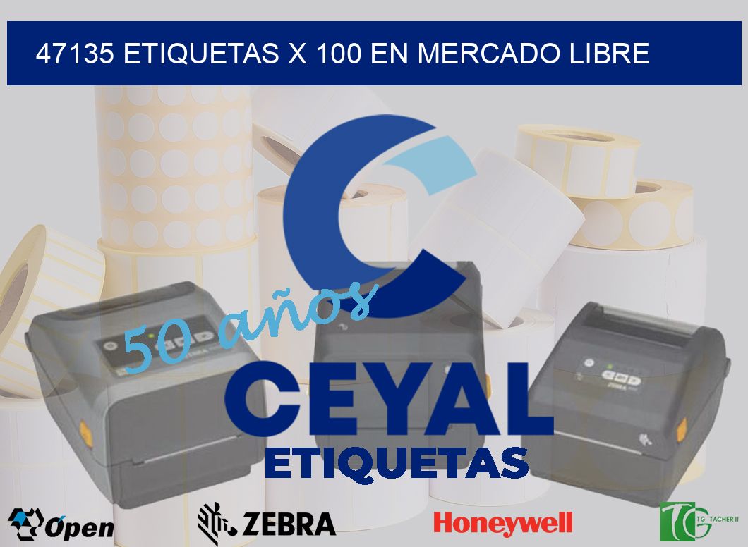 47135 ETIQUETAS X 100 EN MERCADO LIBRE