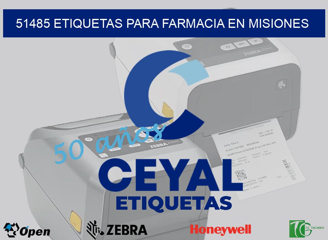 51485 ETIQUETAS PARA FARMACIA EN MISIONES