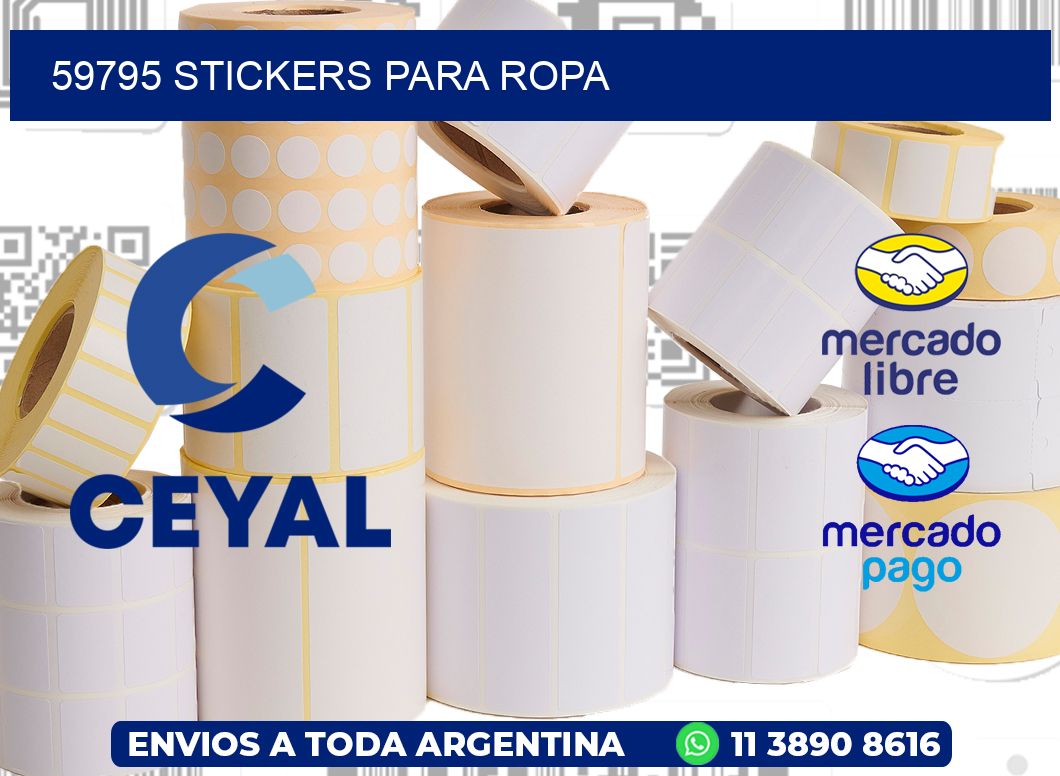 59795 STICKERS PARA ROPA