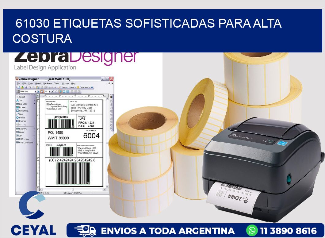 61030 ETIQUETAS SOFISTICADAS PARA ALTA COSTURA