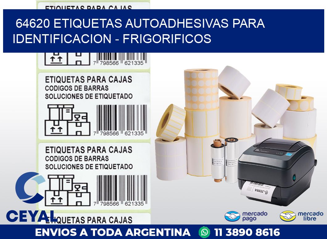 64620 ETIQUETAS AUTOADHESIVAS PARA IDENTIFICACION – FRIGORIFICOS