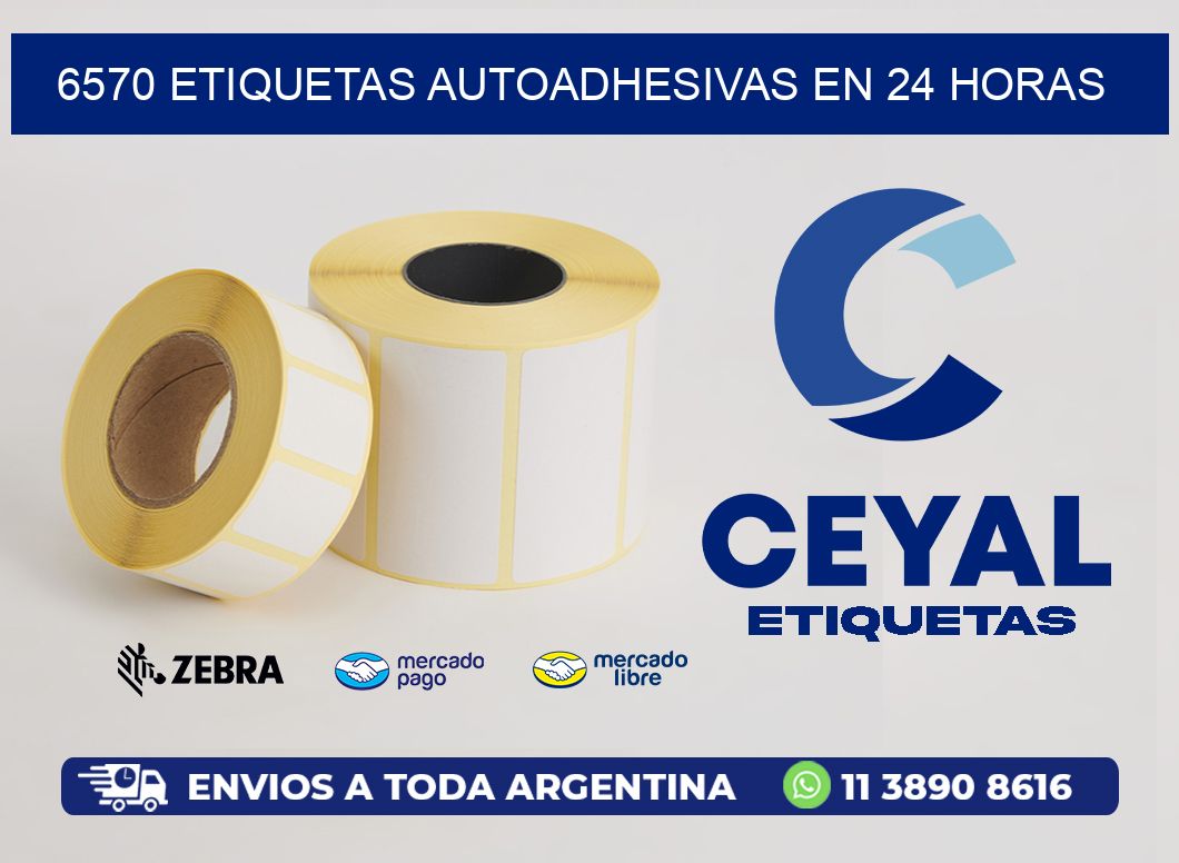 6570 ETIQUETAS AUTOADHESIVAS EN 24 HORAS