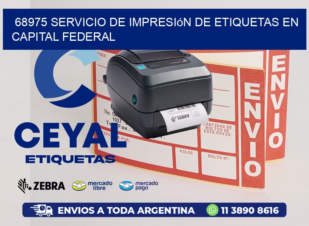 68975 Servicio de Impresión de Etiquetas en Capital Federal