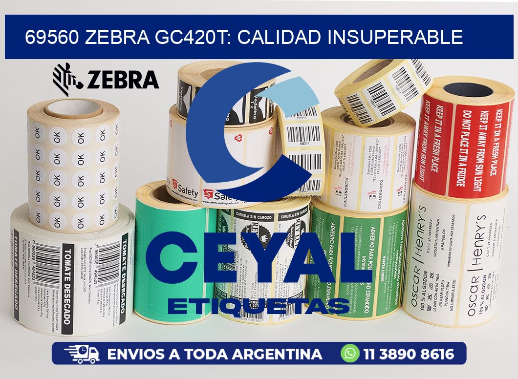 69560 Zebra GC420T: Calidad Insuperable