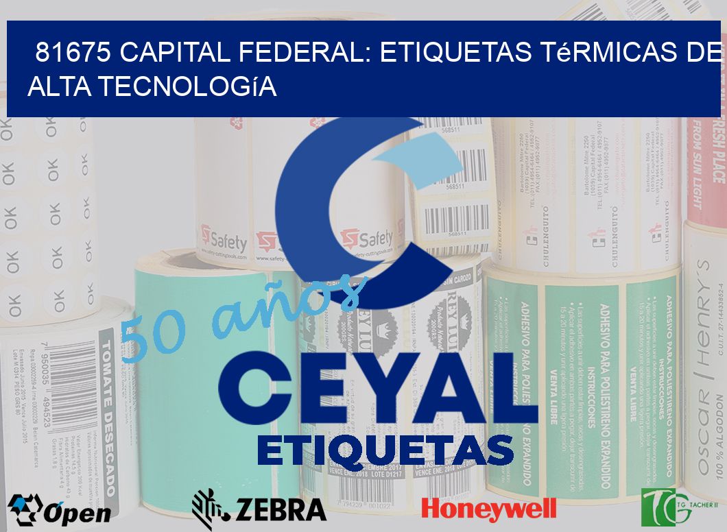 81675 Capital Federal: Etiquetas Térmicas de Alta Tecnología