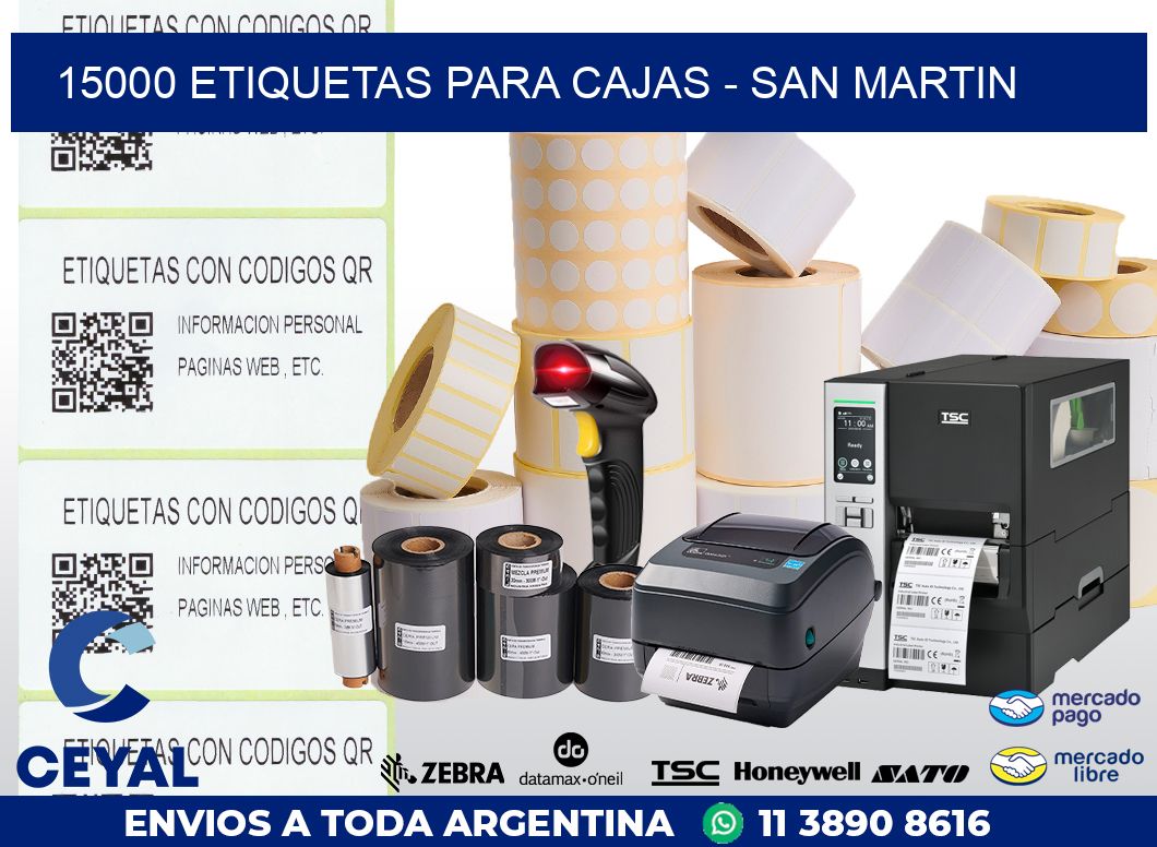 15000 ETIQUETAS PARA CAJAS – SAN MARTIN