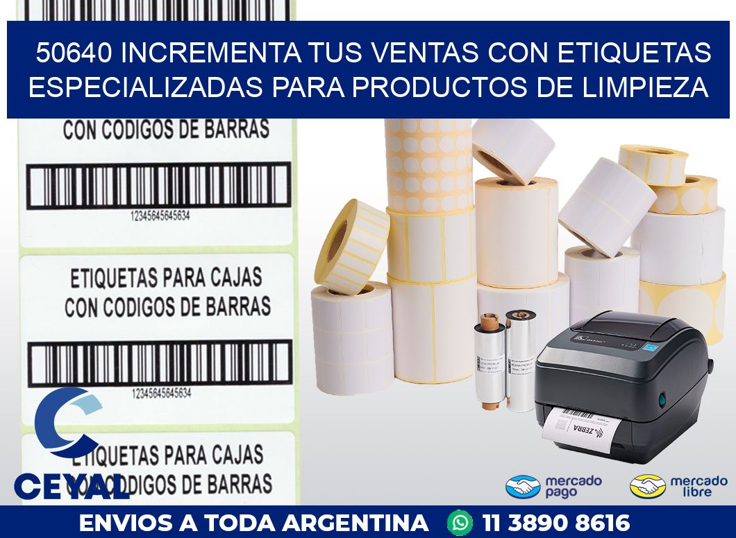 50640 INCREMENTA TUS VENTAS CON ETIQUETAS ESPECIALIZADAS PARA PRODUCTOS DE LIMPIEZA