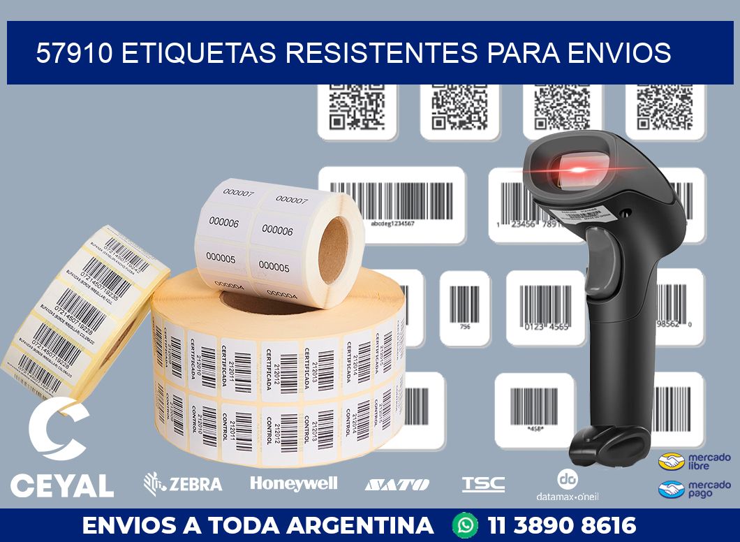57910 ETIQUETAS RESISTENTES PARA ENVIOS