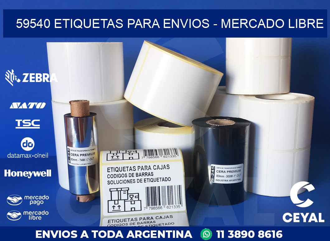 59540 ETIQUETAS PARA ENVIOS - MERCADO LIBRE