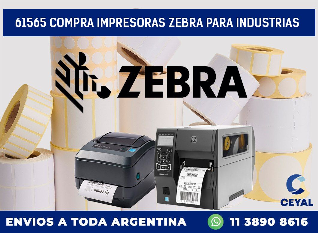 61565 COMPRA IMPRESORAS ZEBRA PARA INDUSTRIAS