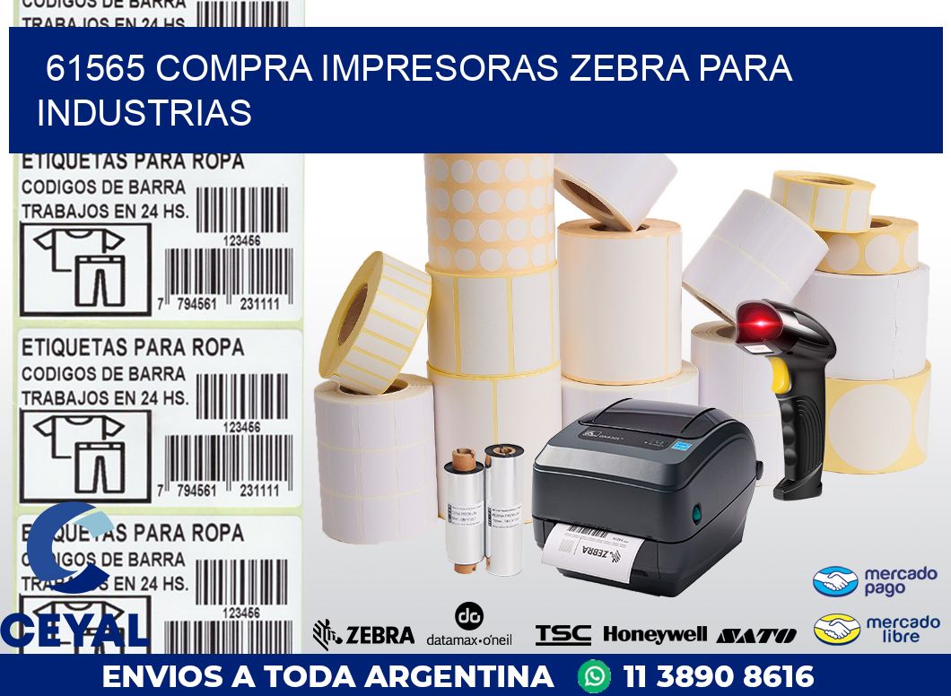 61565 COMPRA IMPRESORAS ZEBRA PARA INDUSTRIAS