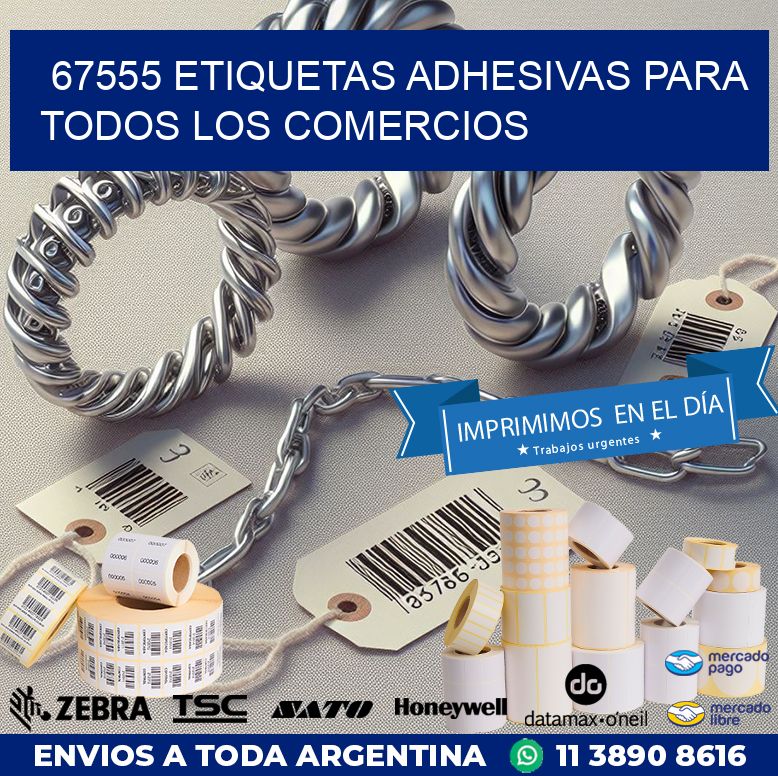 67555 ETIQUETAS ADHESIVAS PARA TODOS LOS COMERCIOS