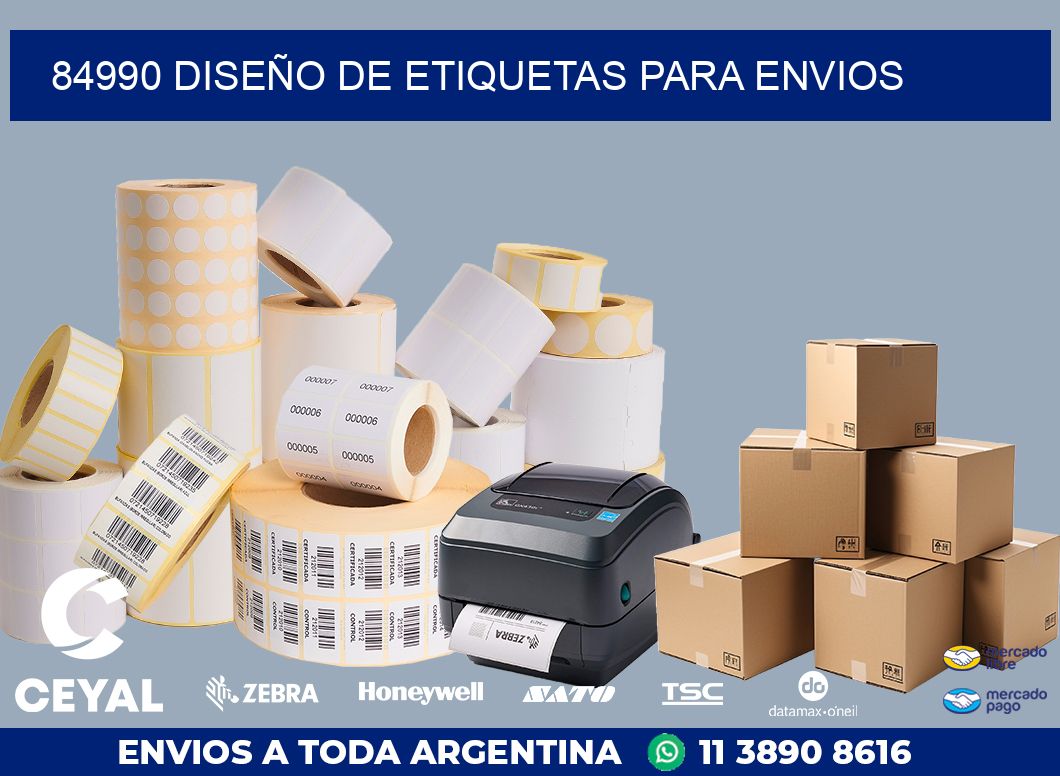84990 DISEÑO DE ETIQUETAS PARA ENVIOS