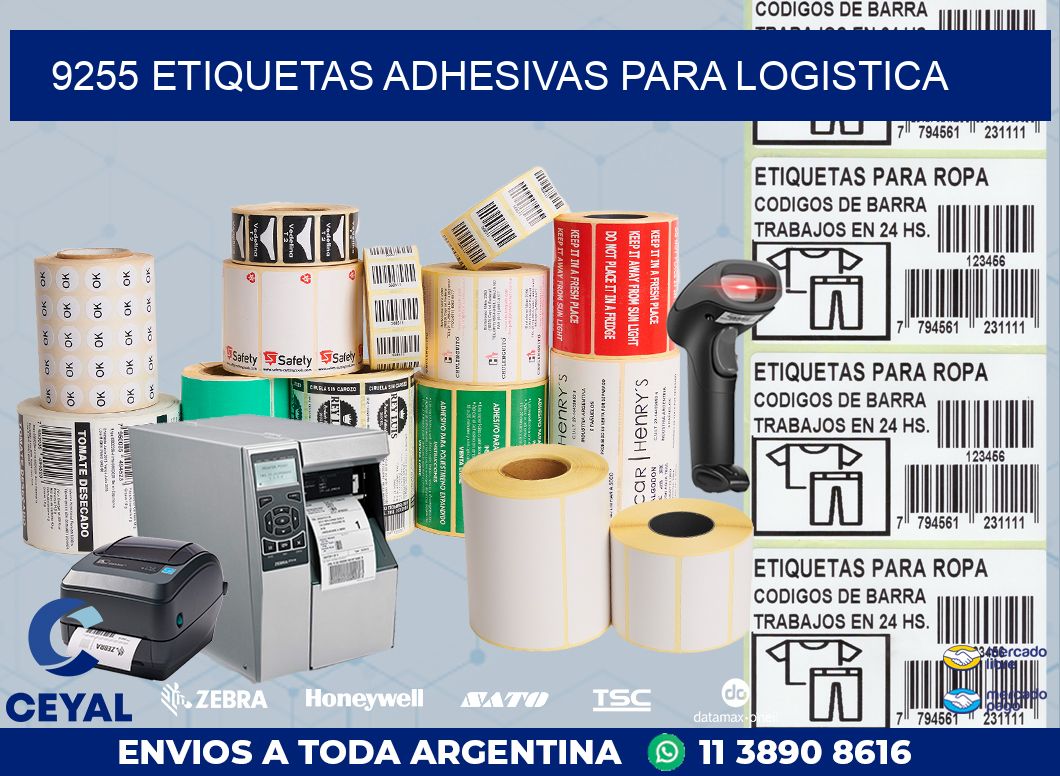 9255 ETIQUETAS ADHESIVAS PARA LOGISTICA