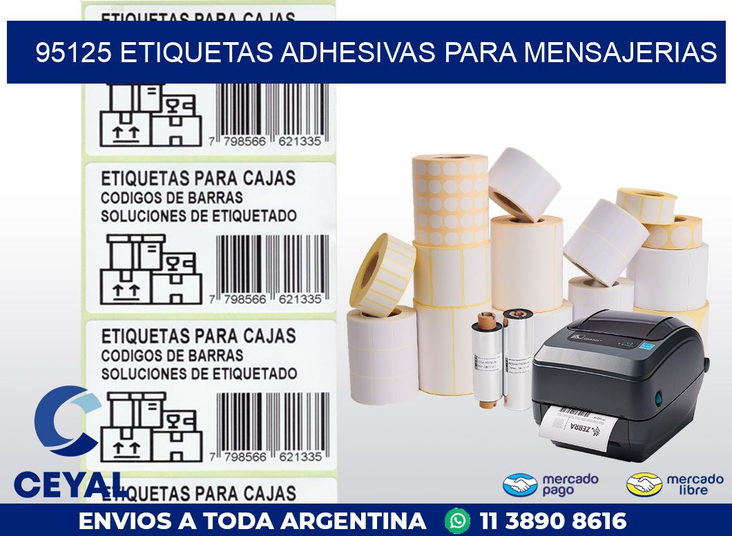 95125 ETIQUETAS ADHESIVAS PARA MENSAJERIAS