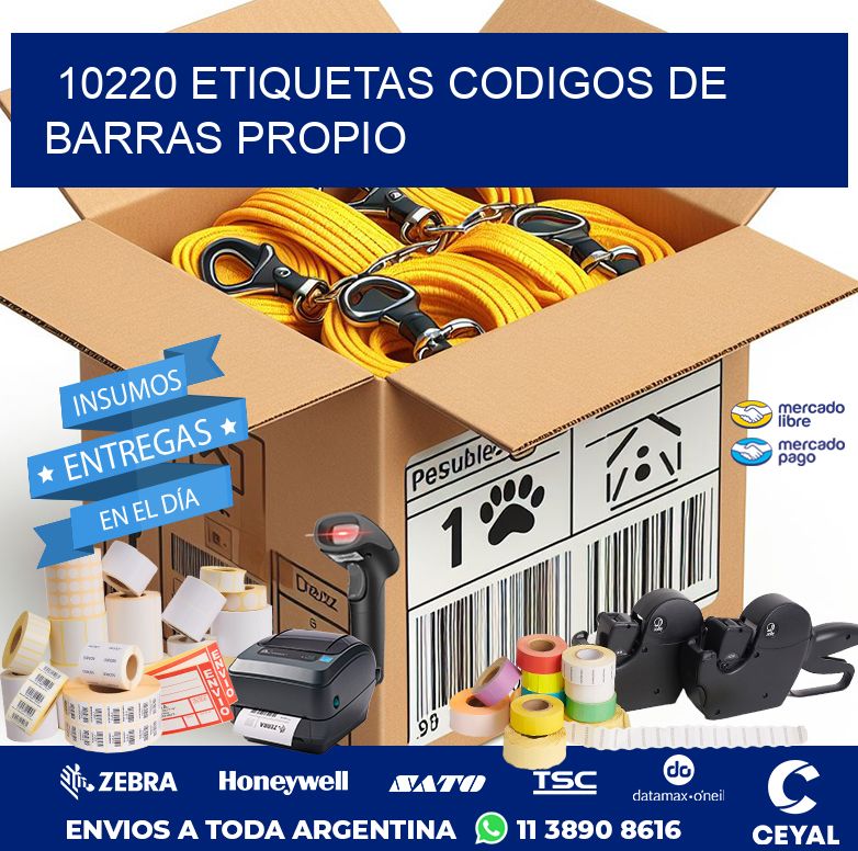 10220 ETIQUETAS CODIGOS DE BARRAS PROPIO