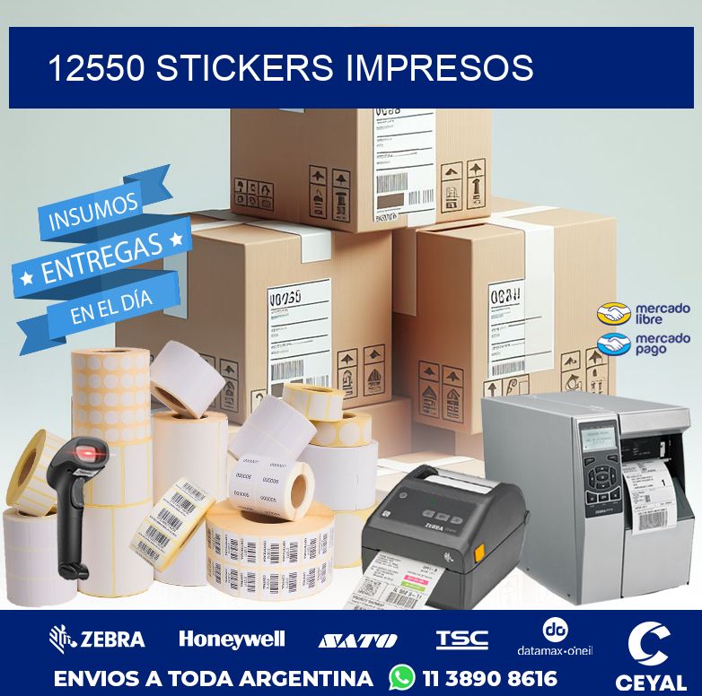 12550 STICKERS IMPRESOS