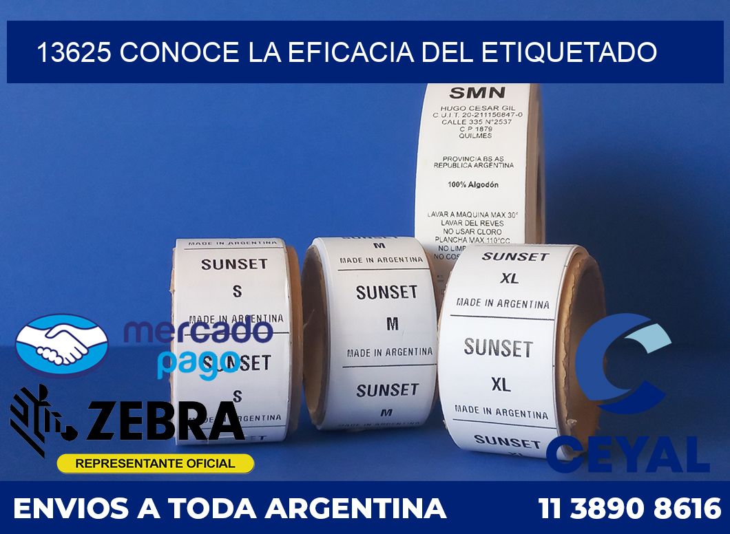 13625 CONOCE LA EFICACIA DEL ETIQUETADO