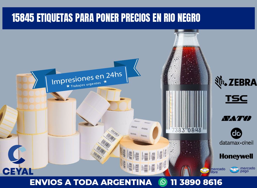 15845 ETIQUETAS PARA PONER PRECIOS EN RIO NEGRO