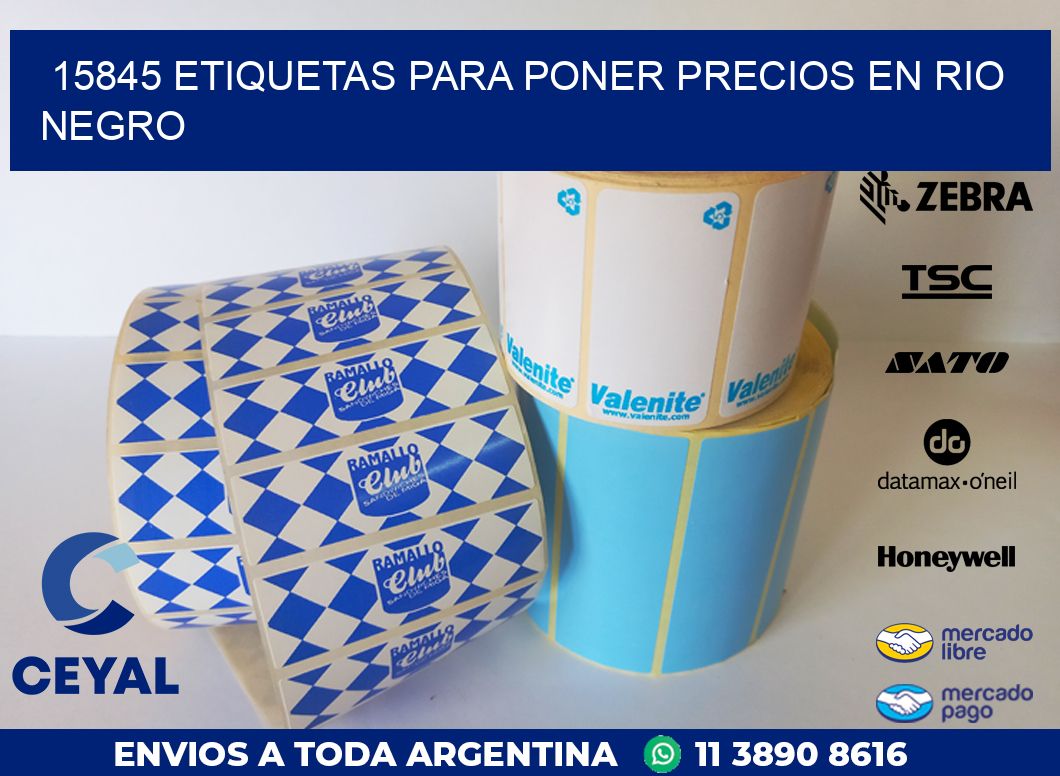 15845 ETIQUETAS PARA PONER PRECIOS EN RIO NEGRO