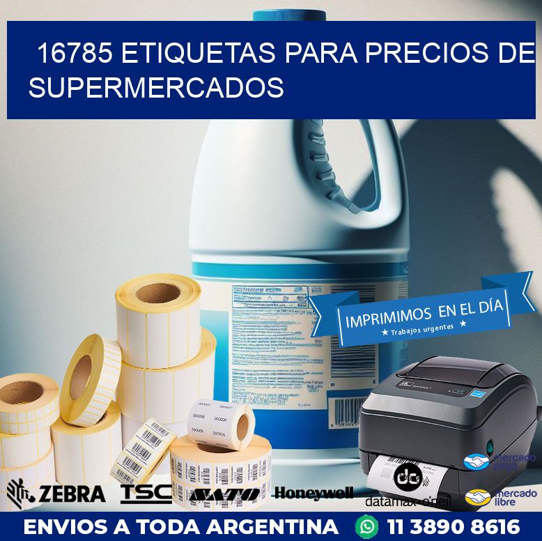 16785 ETIQUETAS PARA PRECIOS DE SUPERMERCADOS