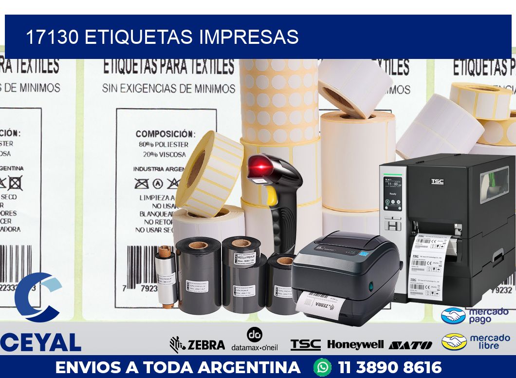 17130 ETIQUETAS IMPRESAS