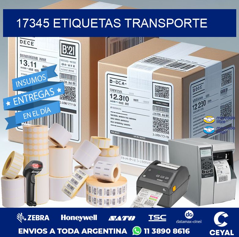 17345 ETIQUETAS TRANSPORTE
