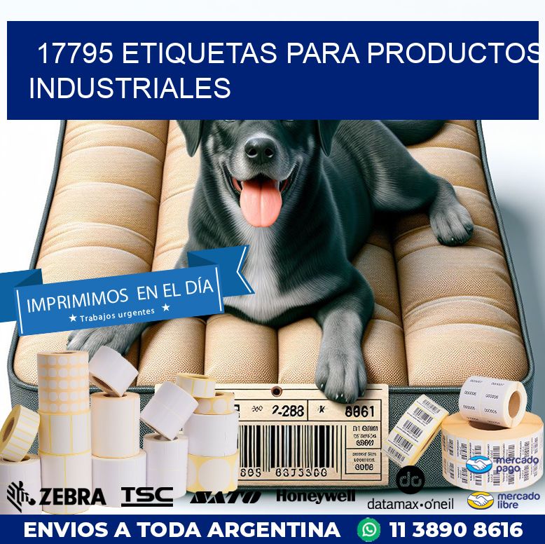 17795 ETIQUETAS PARA PRODUCTOS INDUSTRIALES